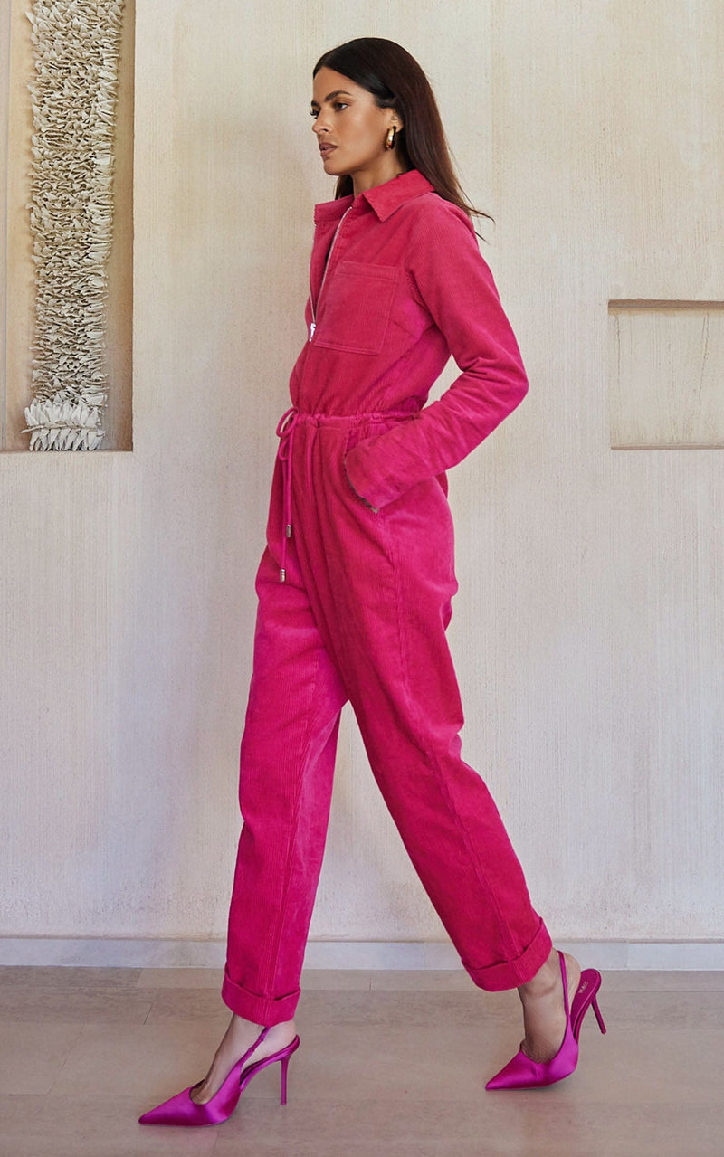 Blaze Boilersuit in Raspberry