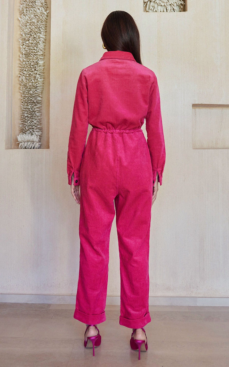 Blaze Boilersuit in Raspberry