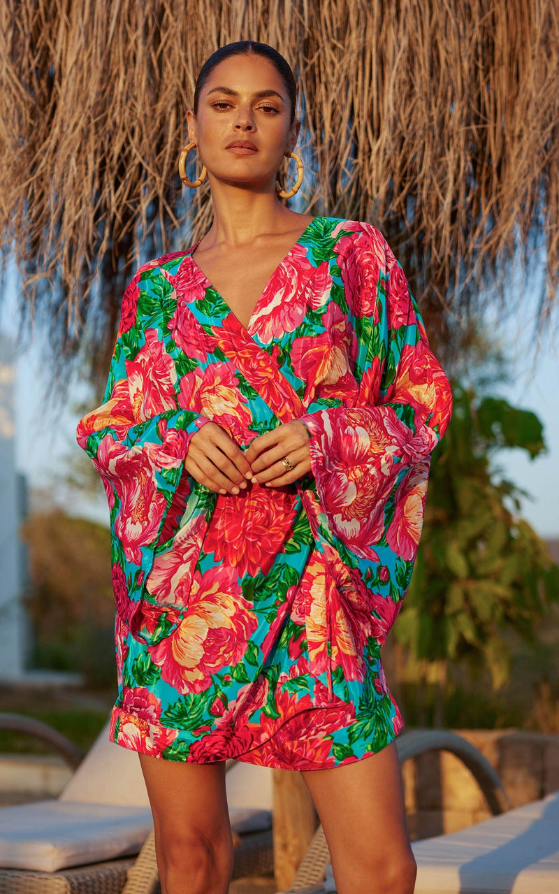 Solero Kimono in Boho floral print