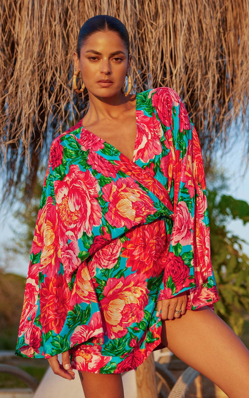 Solero Kimono in Boho floral print