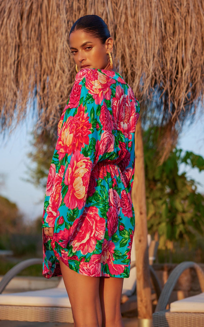 Solero Kimono in Boho floral print