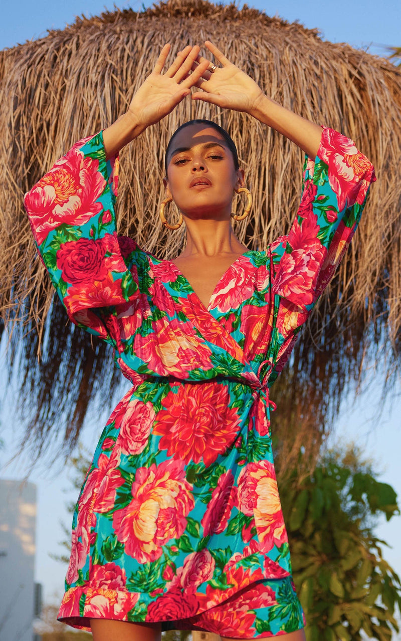 Solero Kimono in Boho floral print