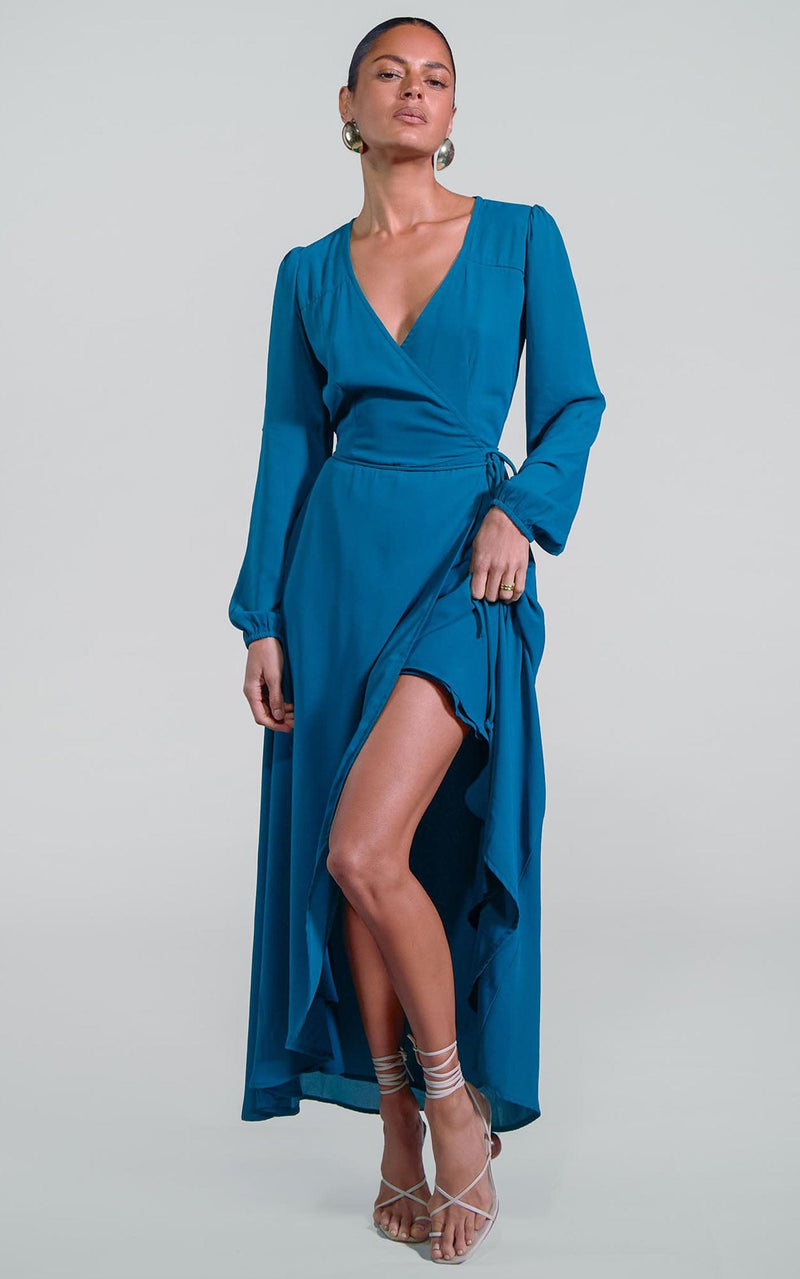 Jagger Maxi Dress in Pine Green