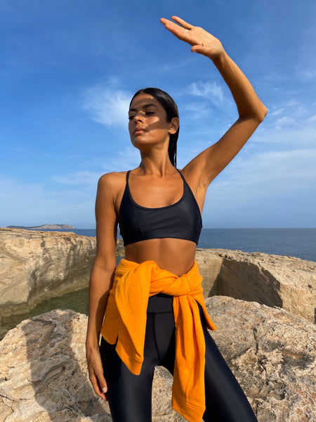 Black leggings yoga outlet