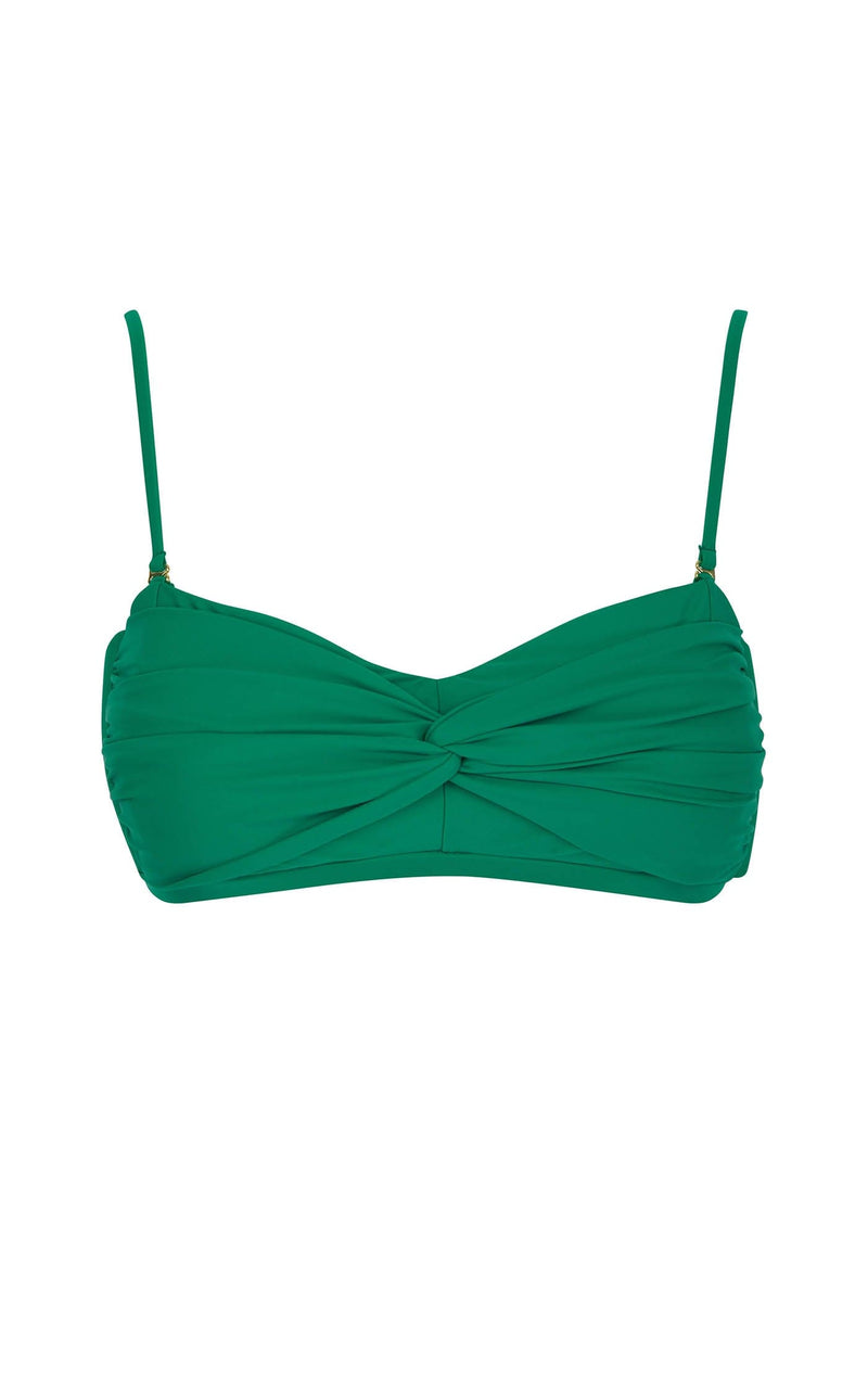 HALO Lalita Bandeau Bikini Top In Green