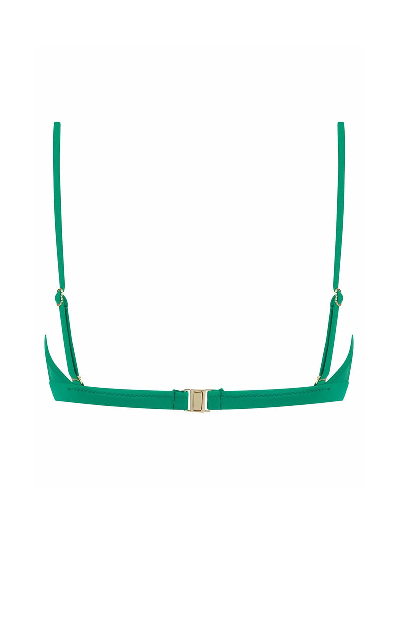 HALO Lalita Bandeau Bikini Top In Green