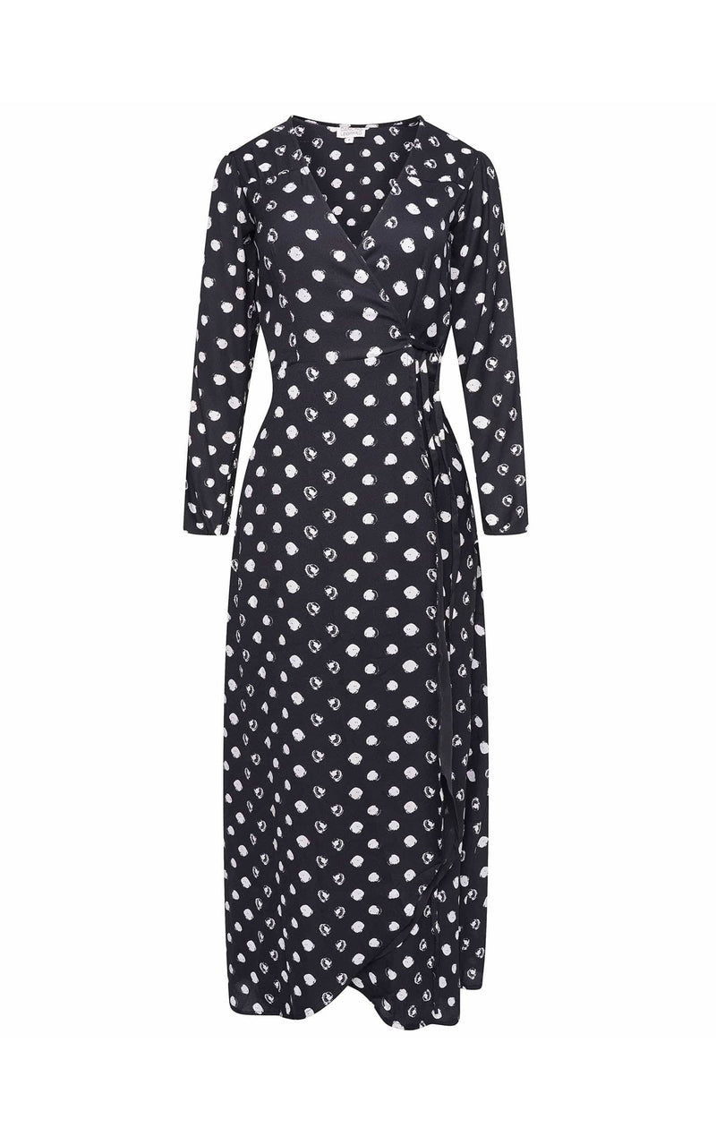 Jagger Maxi Dress In Painted Dot