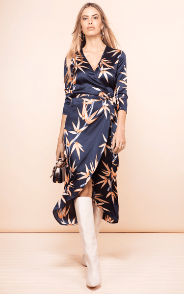 Yondal dress in pleorange leopard hotsell