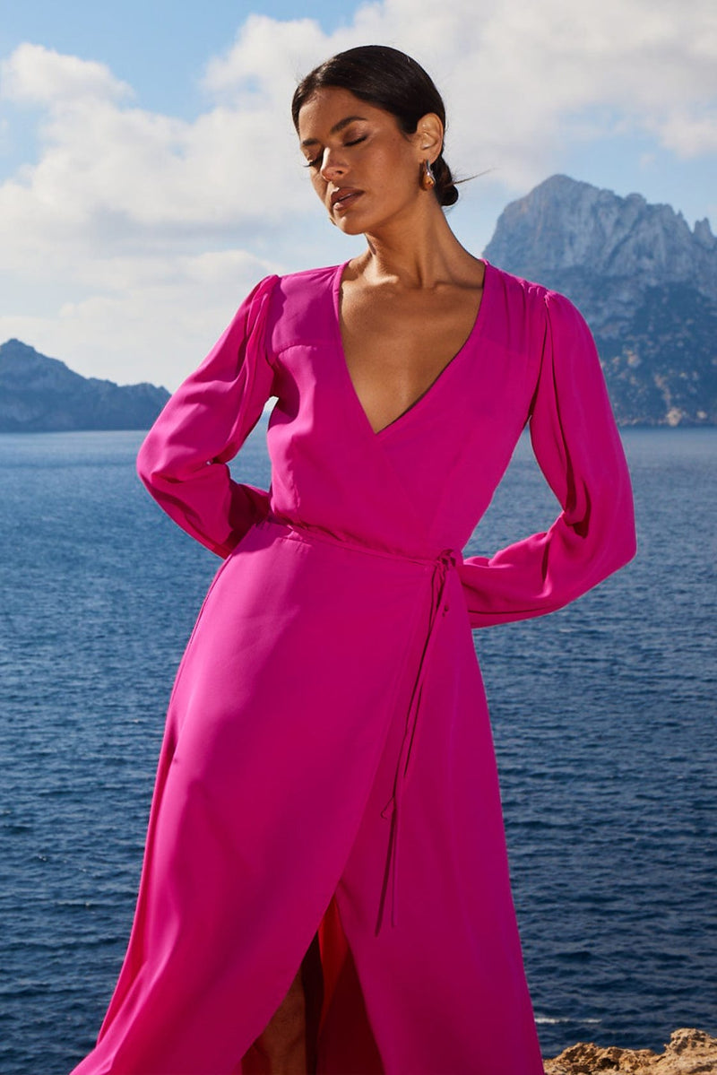 Jagger Maxi Dress in Magenta