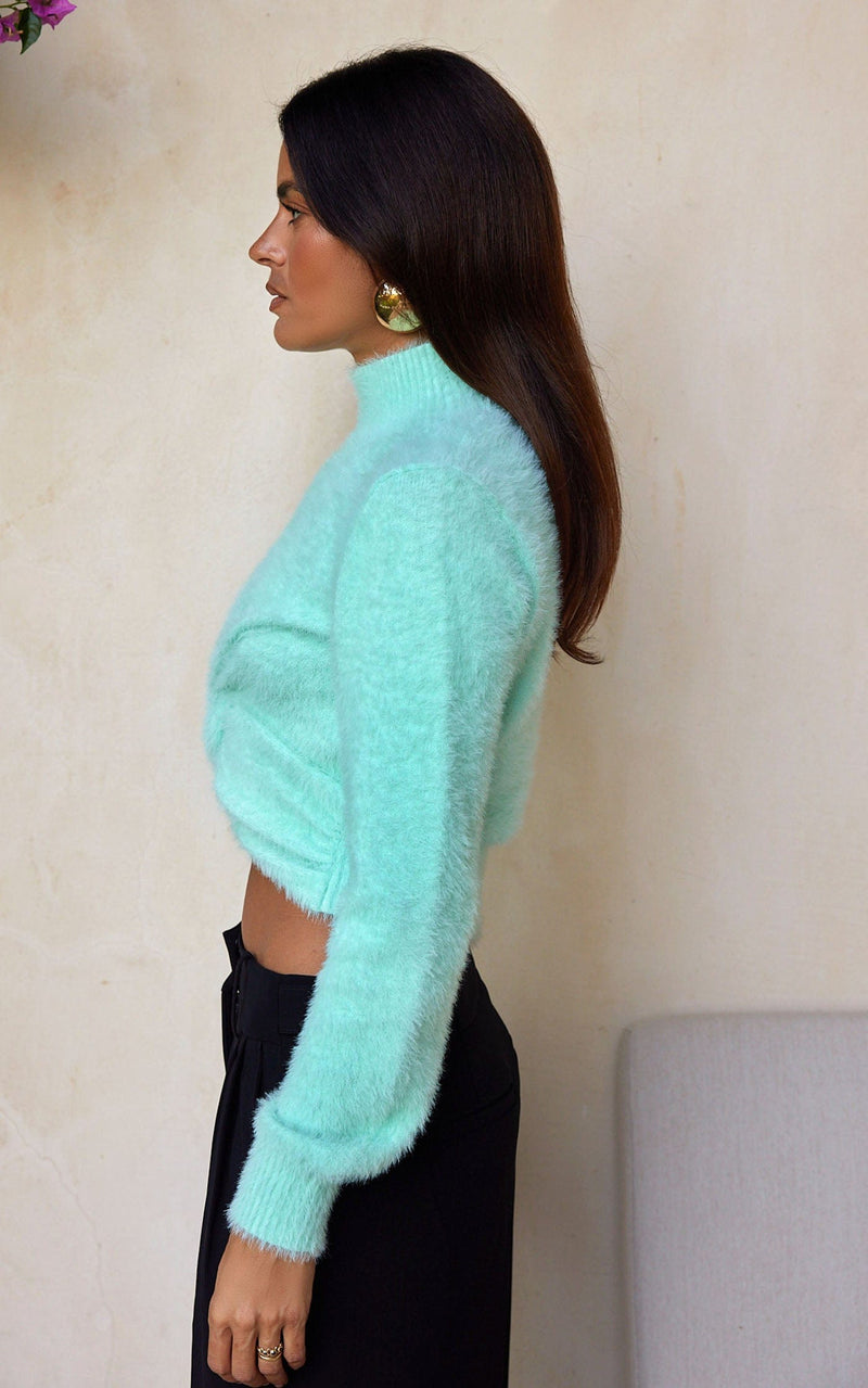 Hazel Jumper in Aqua