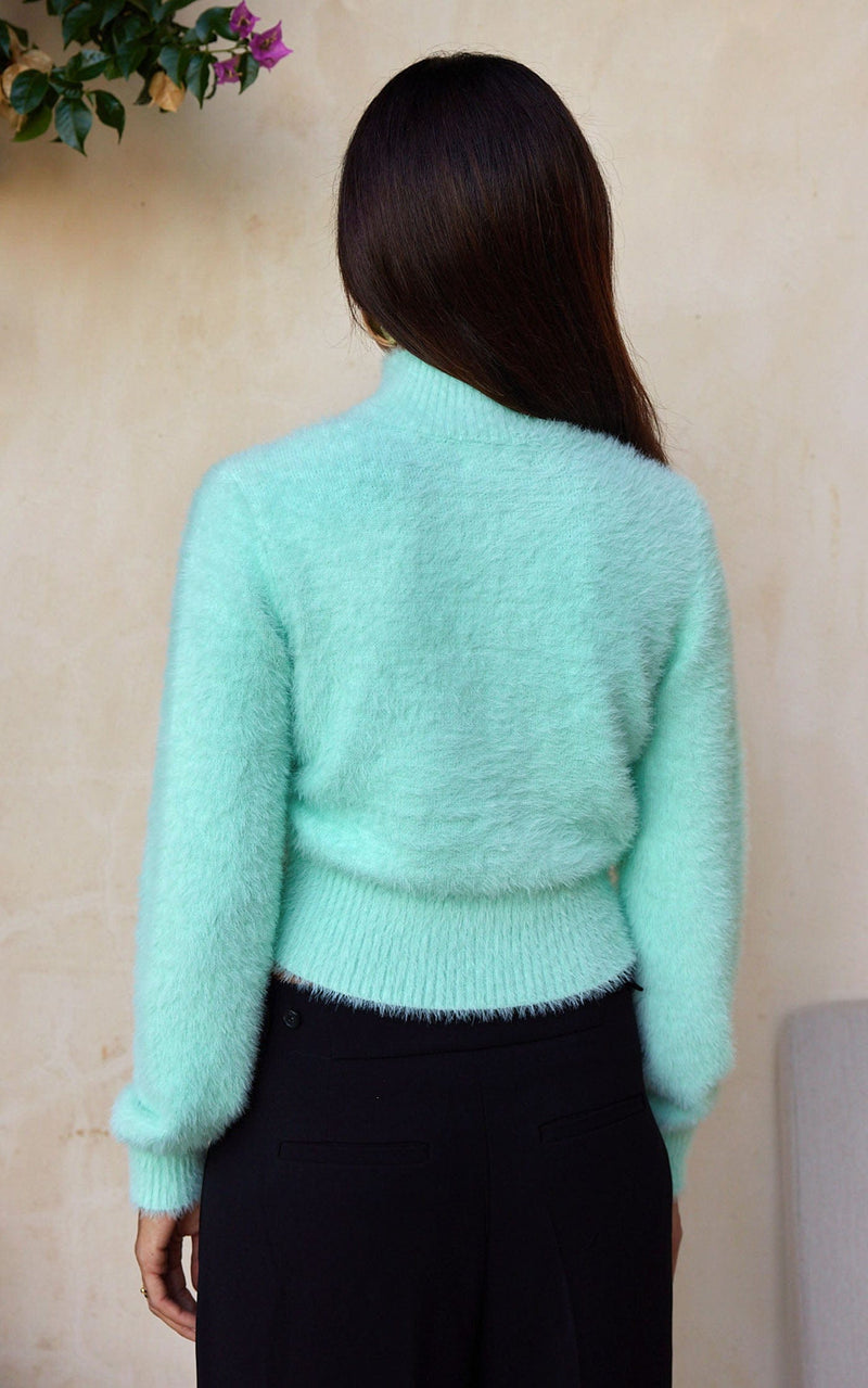 Hazel Jumper in Aqua