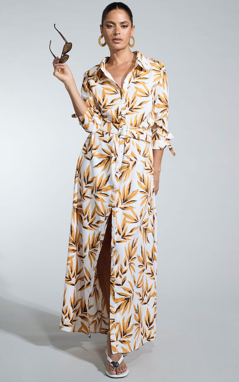Dove Dress in Tropic Natural