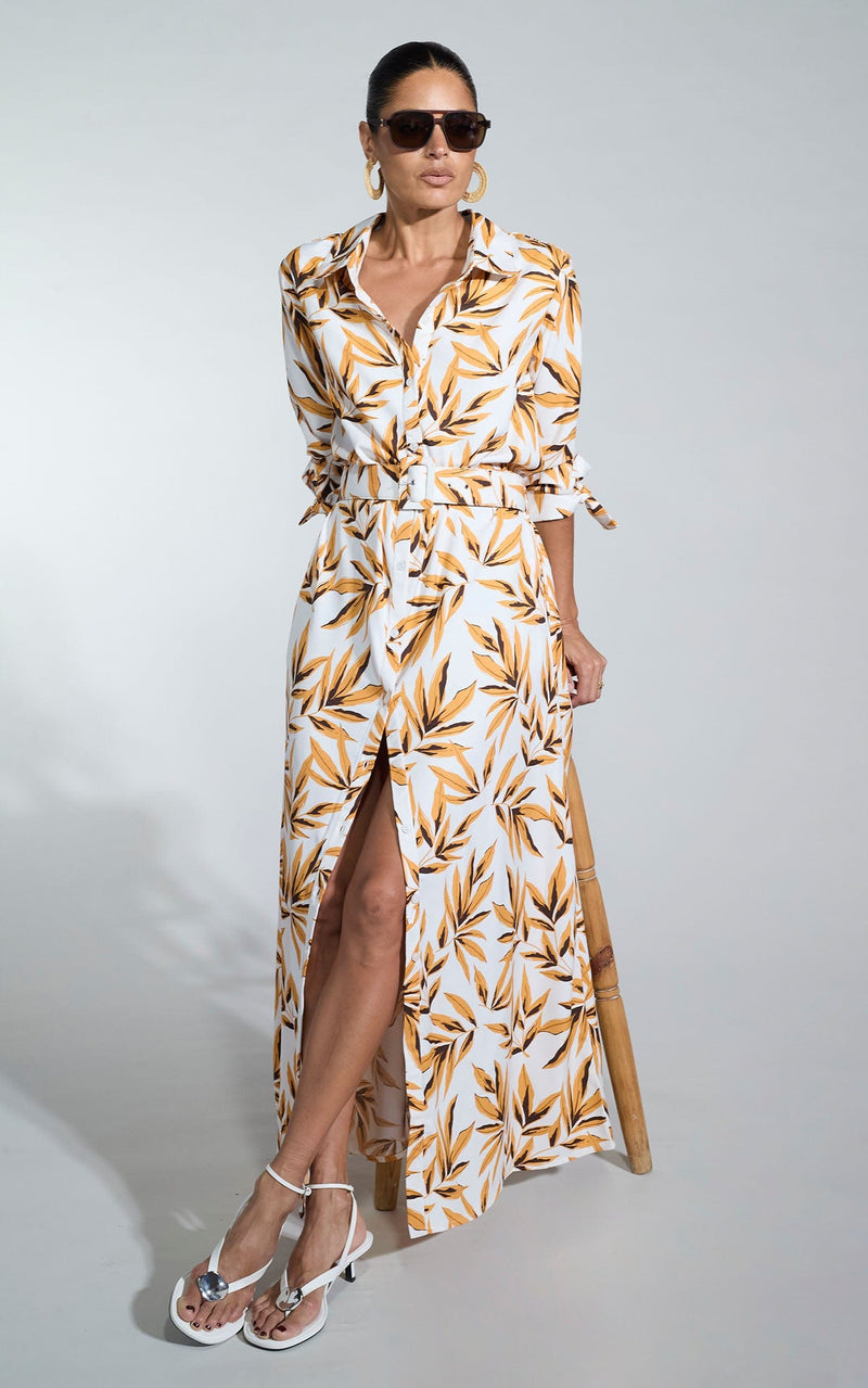 Dove Dress in Tropic Natural
