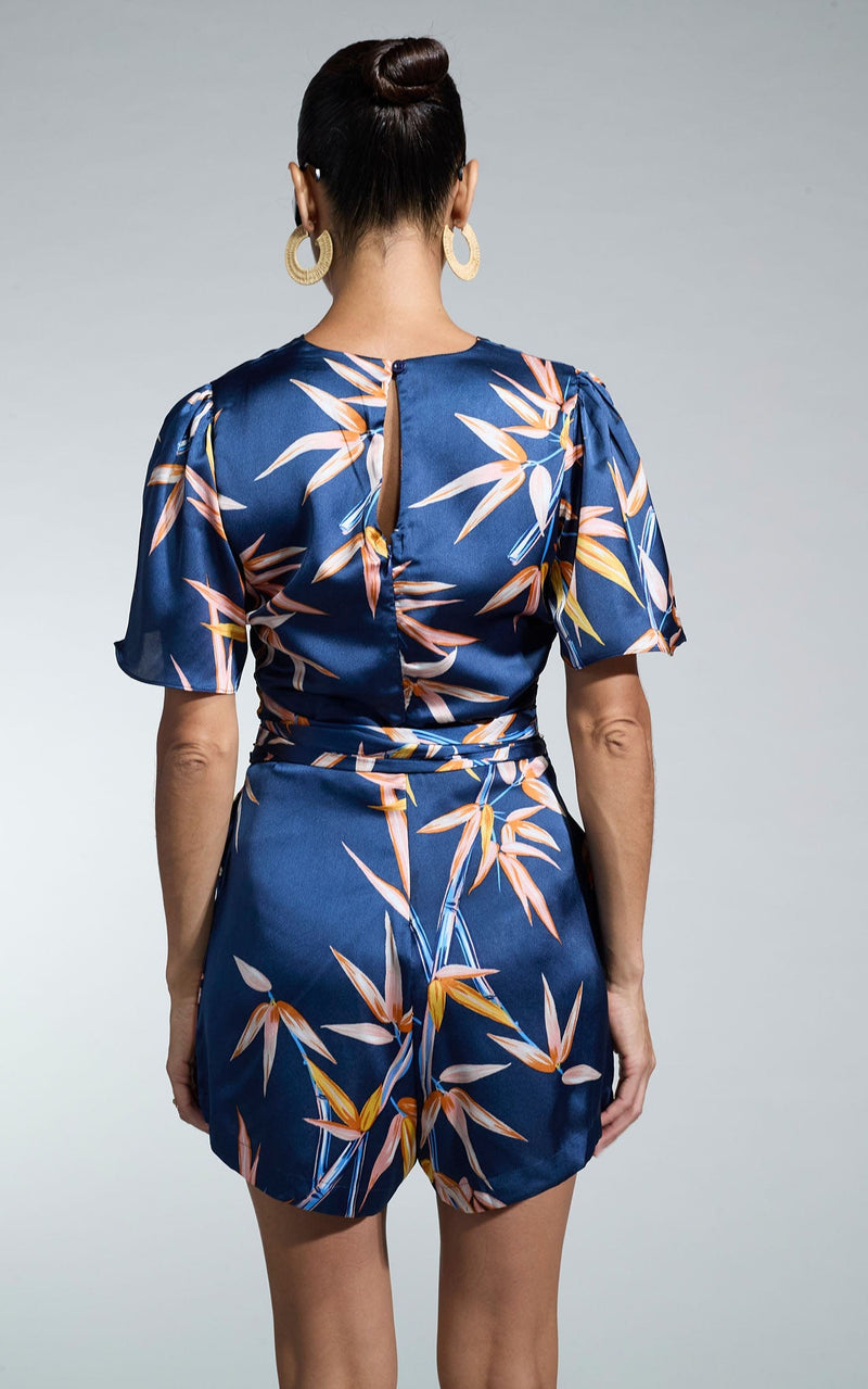Fleur Playsuit In Bamboo