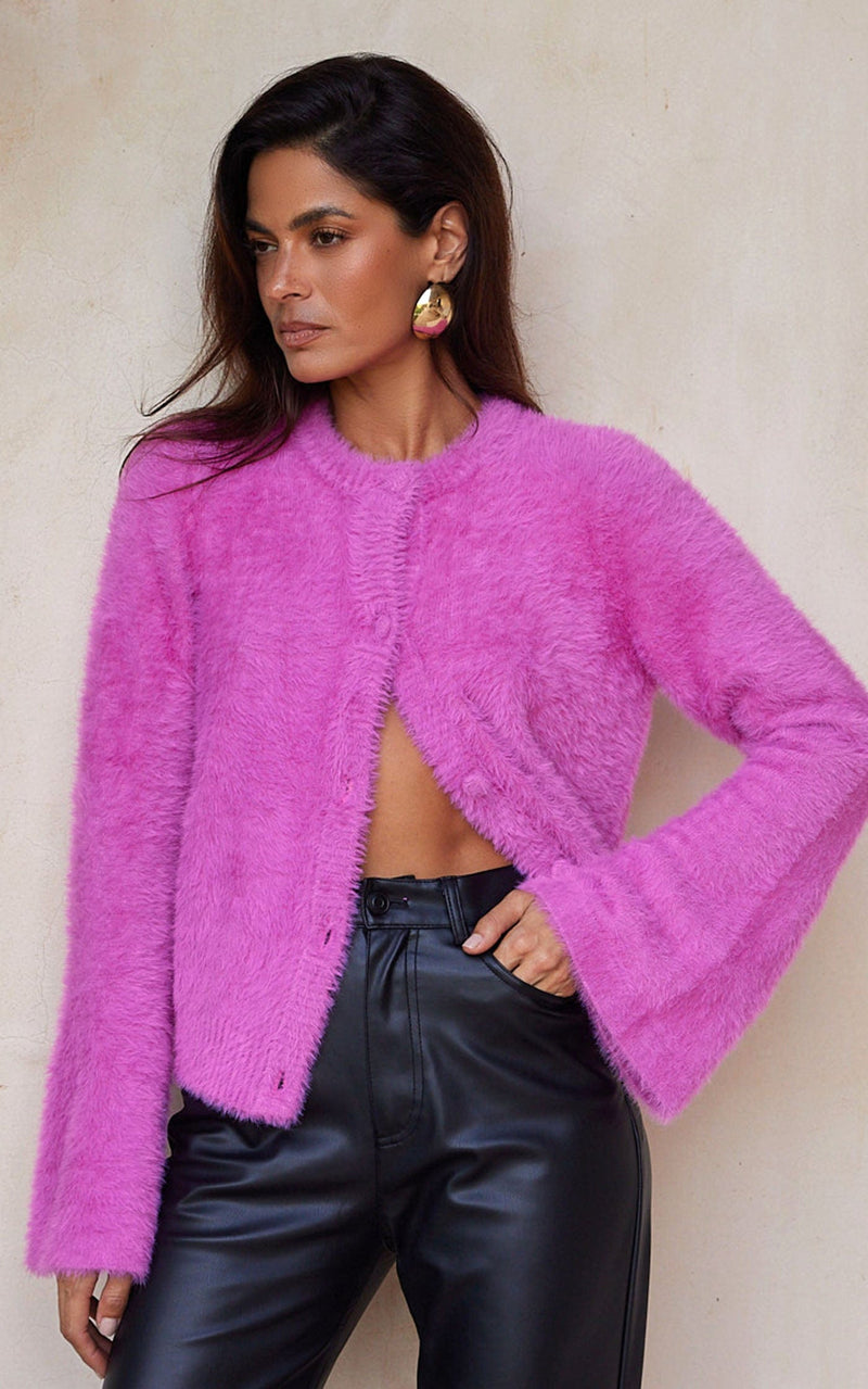 Tansy Cardigan Rose Pink