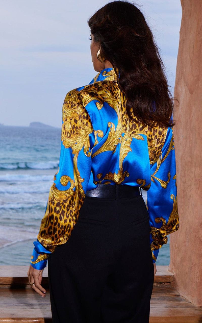 Nevada Shirt in Blue Baroque