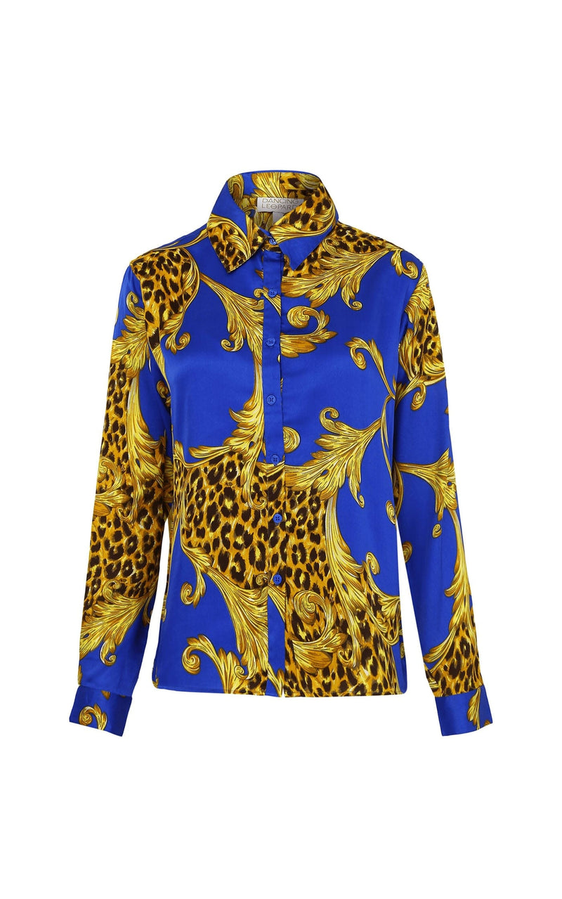 Nevada Shirt in Blue Baroque
