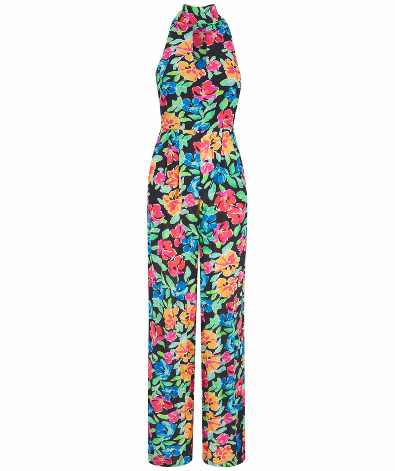Cypress Jumpsuit in Vintage Floral on isolated white background