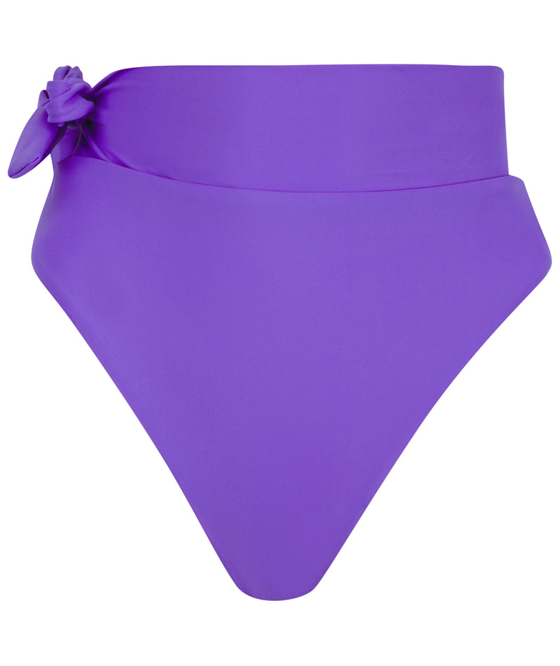 HALO Cala Conta Bikini Bottoms In Indigo Purple on white background