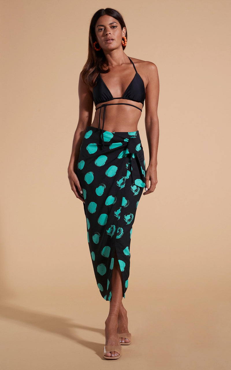Leopard skirt black top clearance