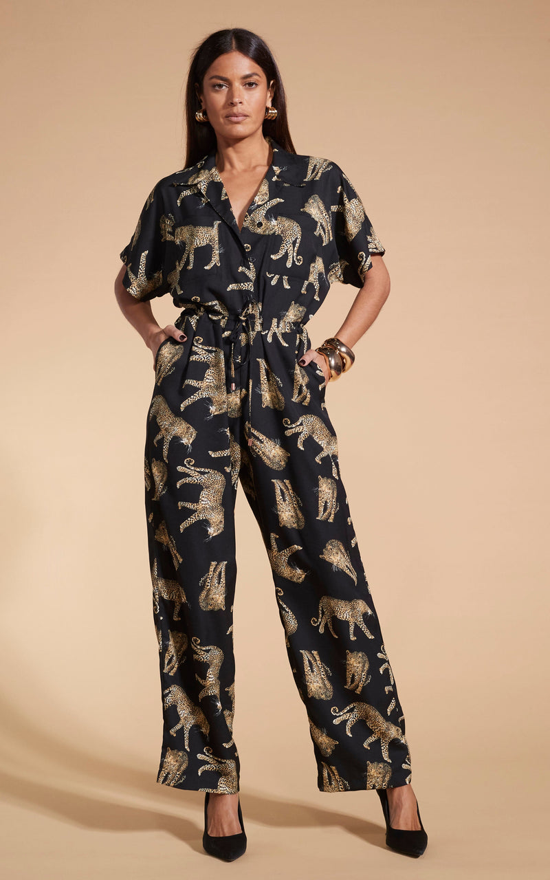 Dancing shop leopard jumpsuit