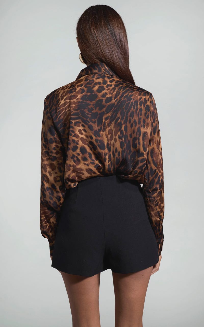 Nevada Shirt In Luxe Leopard