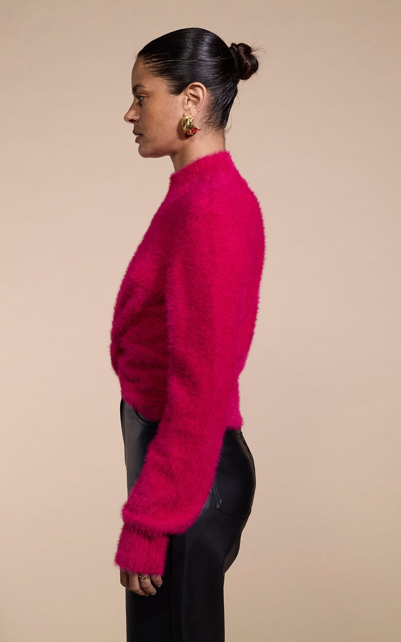 Hazel Jumper In Raspberry