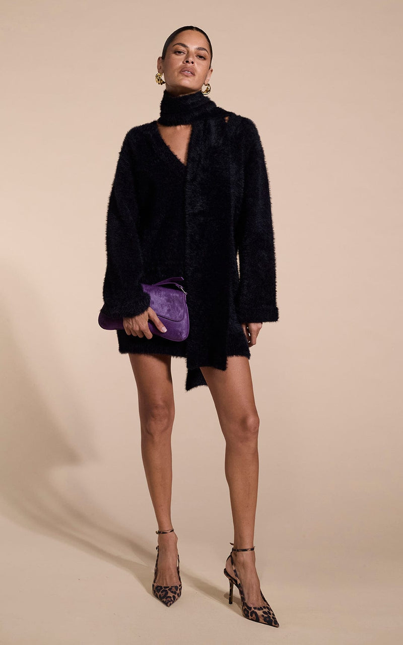 Marnie Jumper in Black - Reversible