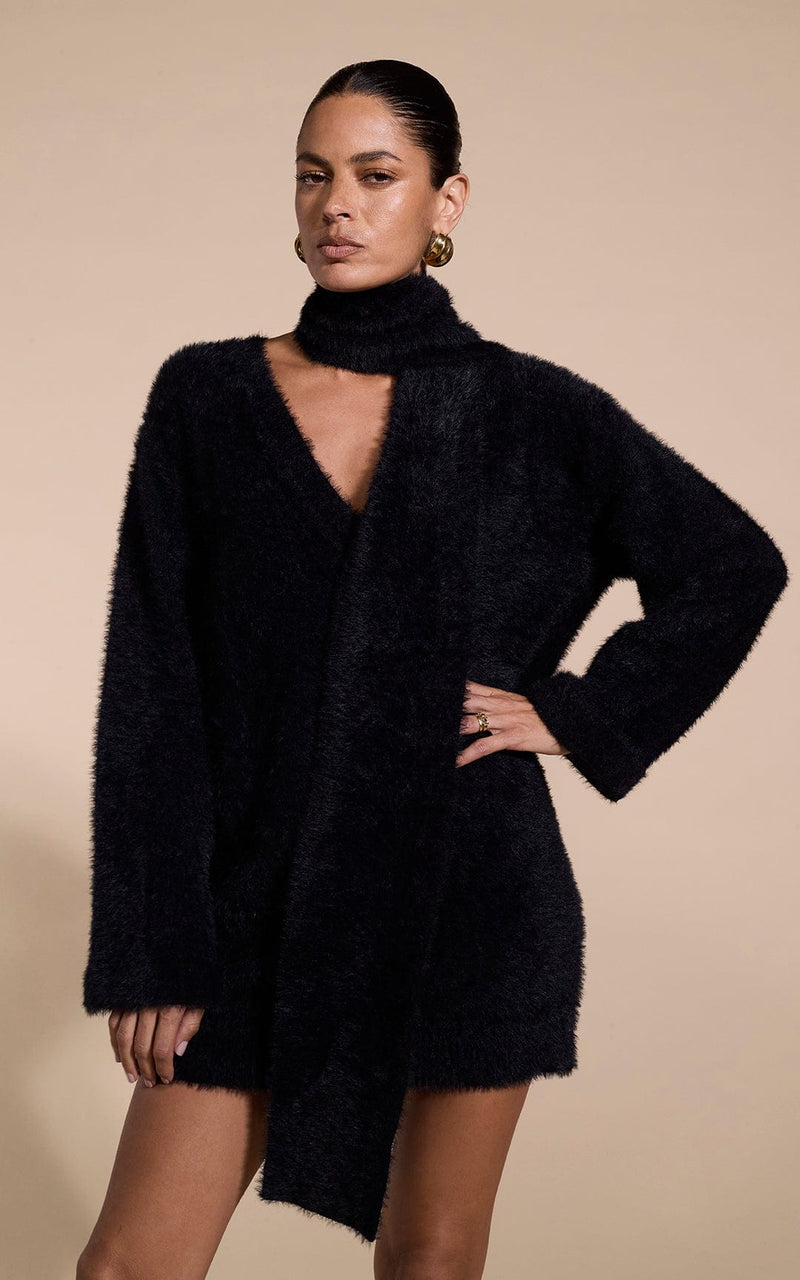 Marnie Jumper in Black - Reversible