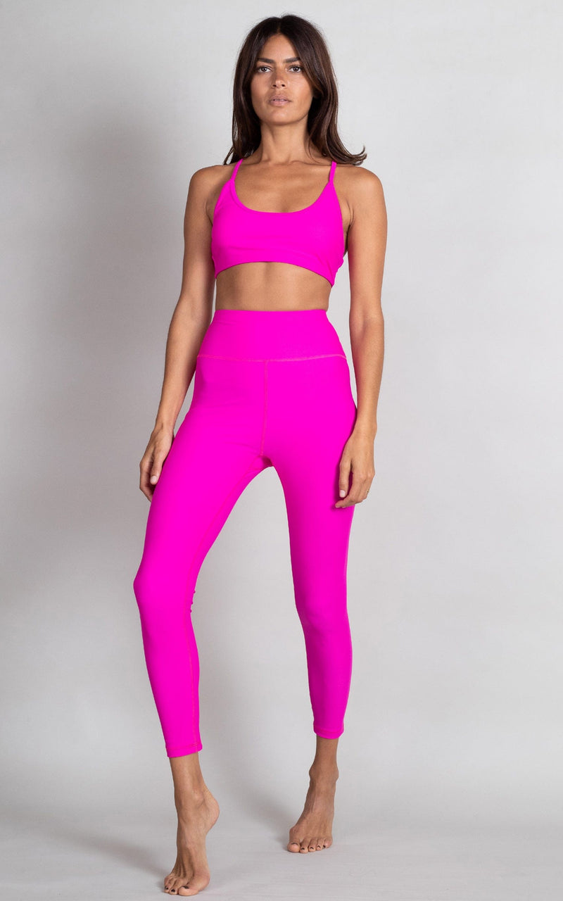 HALO Malala Yoga Leggings in Pink Dancing Leopard