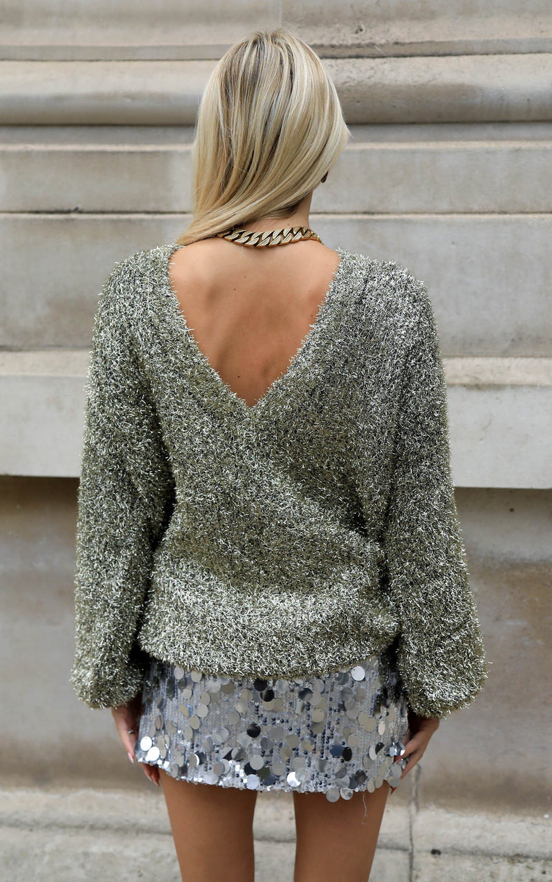 Pixie Reversible Jumper in Gold - Reversible