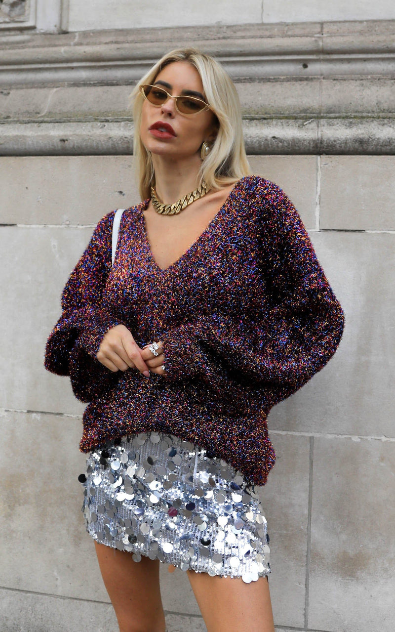 Pixie Jumper in Black Sparkle - Reversible