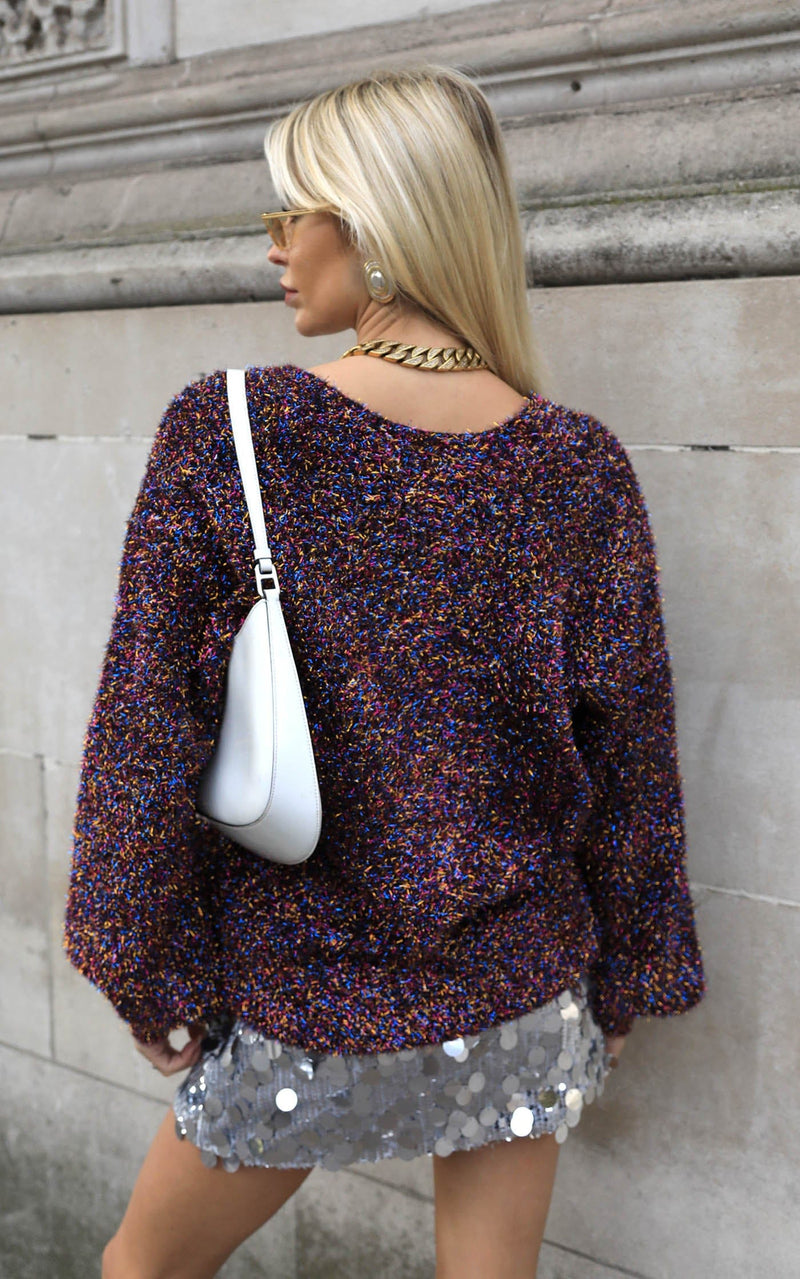 Pixie Jumper in Black Sparkle - Reversible