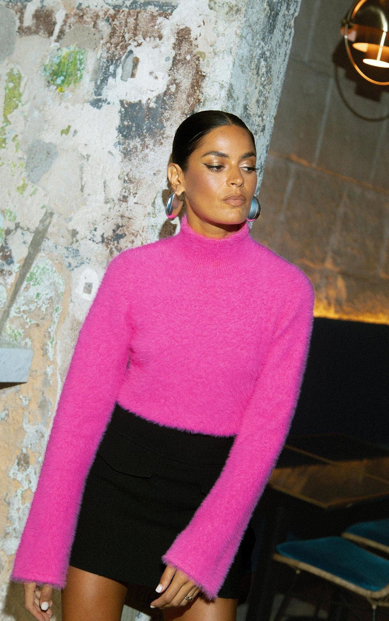 Poppy Jumper In Bubblegum Pink