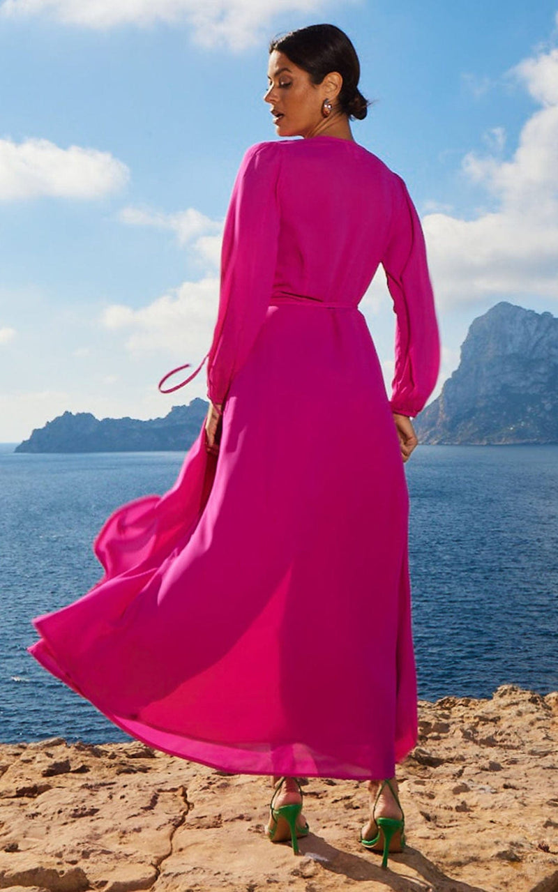 Jagger Maxi Dress in Magenta