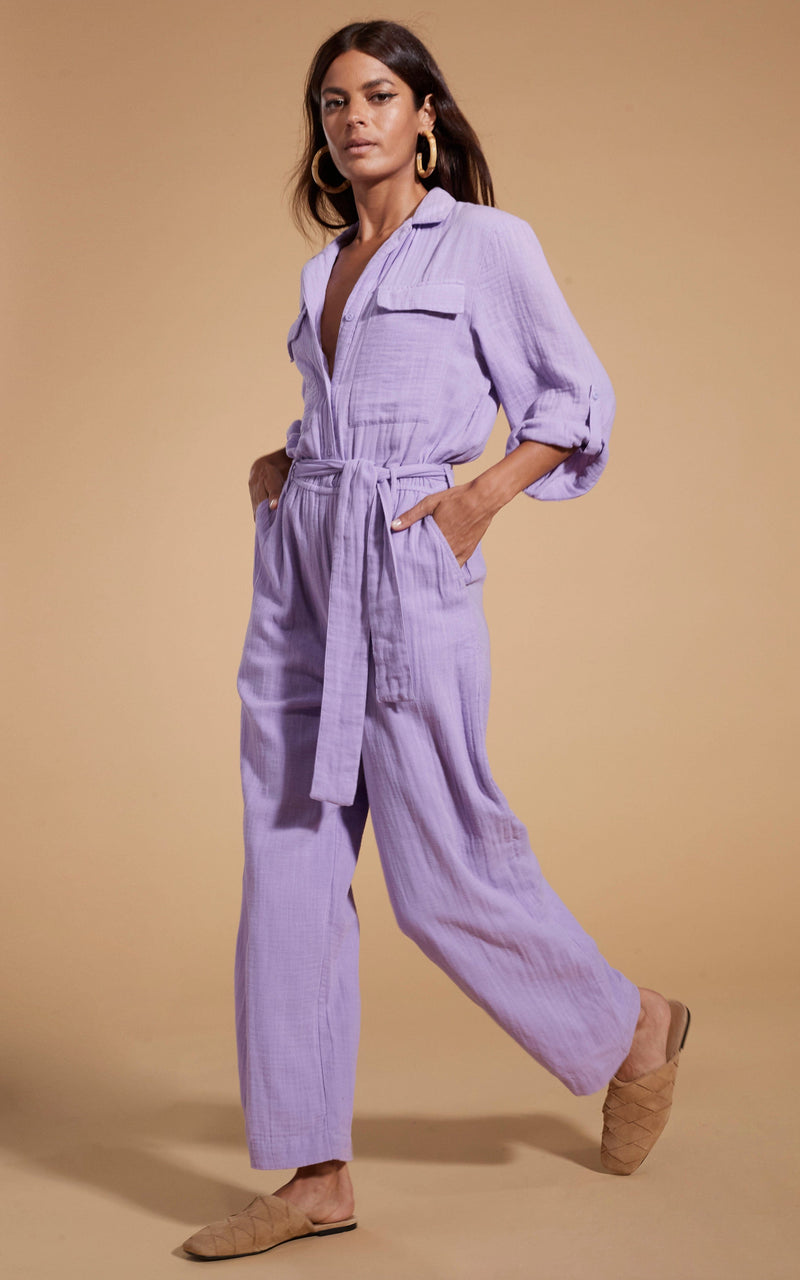 Lilac jumpsuit store