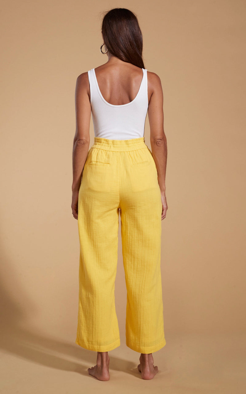 HALO Tahiti Trousers in Primrose Yellow