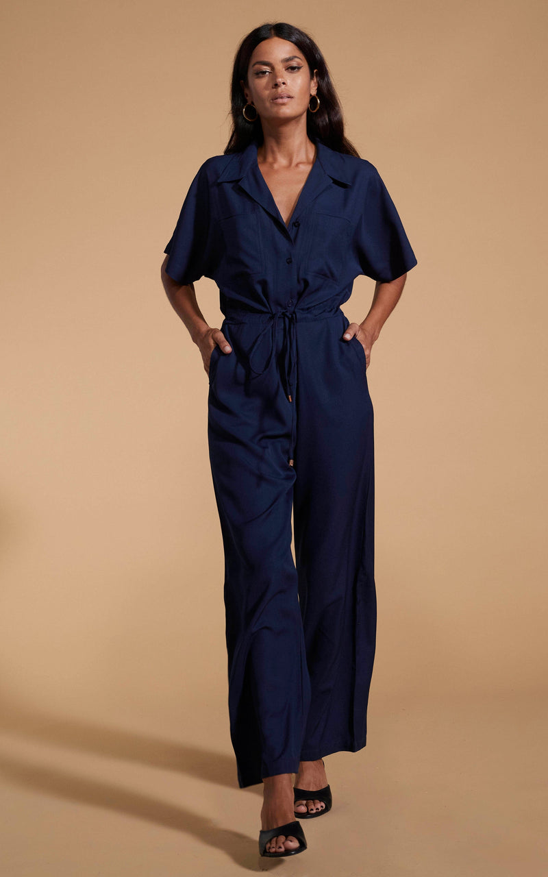 Zeta Jumpsuit In Navy