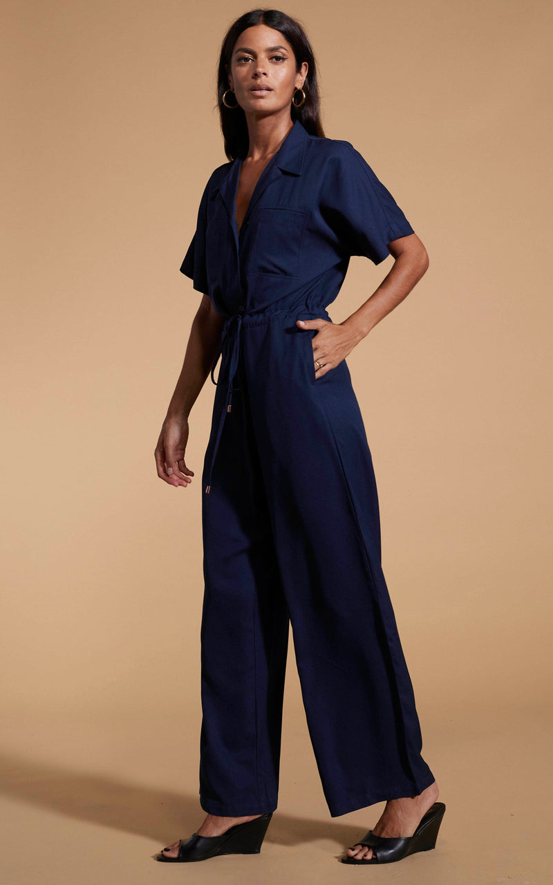 Zeta Jumpsuit In Navy