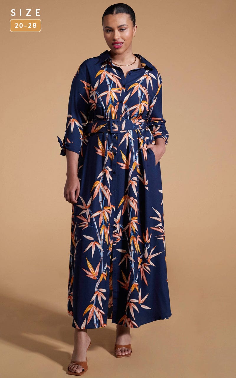 Dove Dress In Bamboo Dancing Leopard