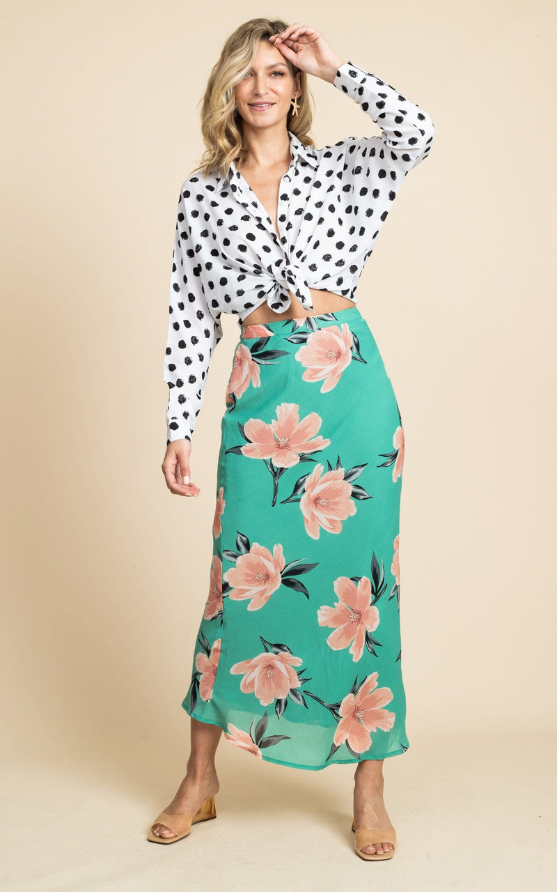 Dancing leopard maxi skirt store
