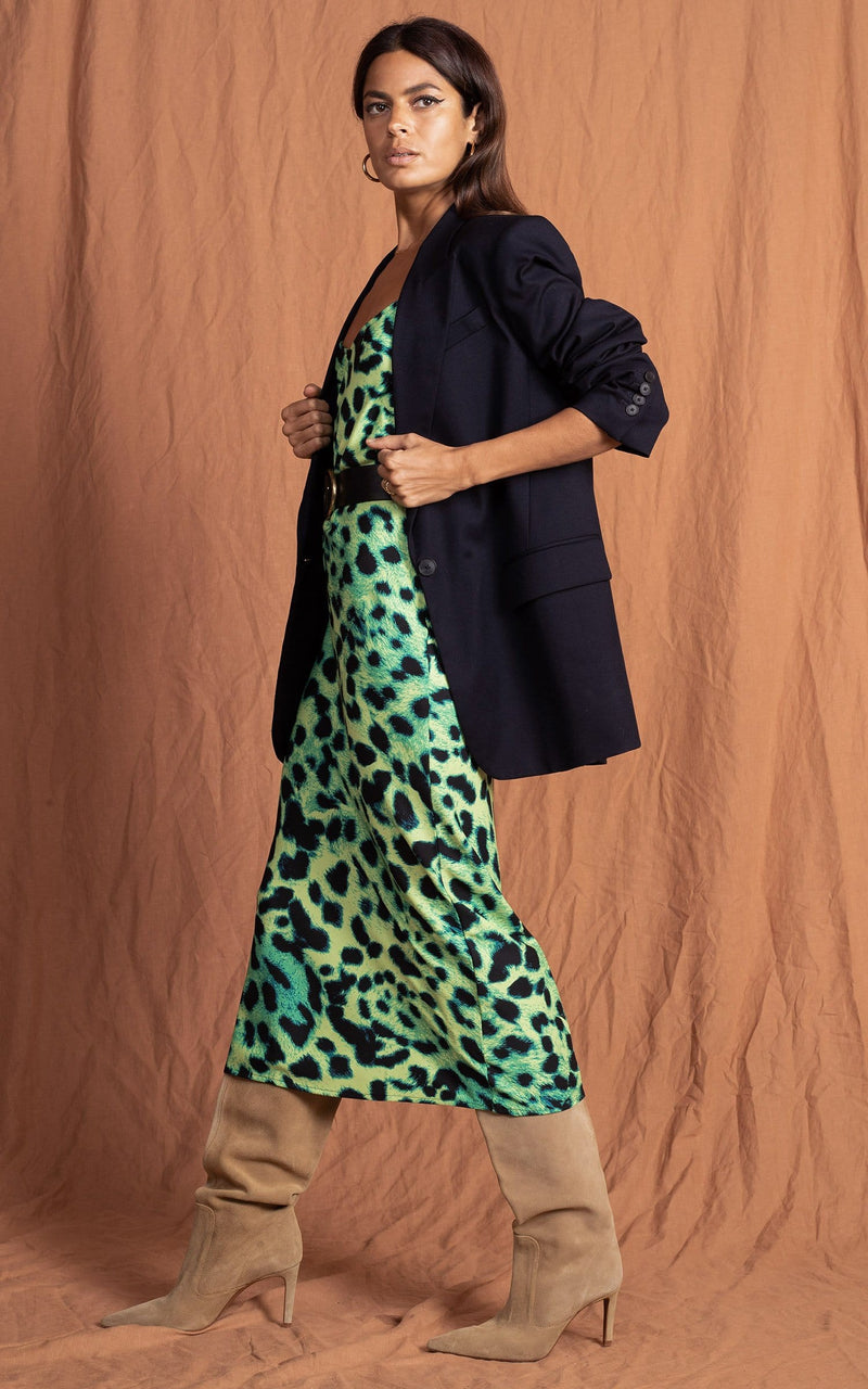 Leopard blazer dress clearance