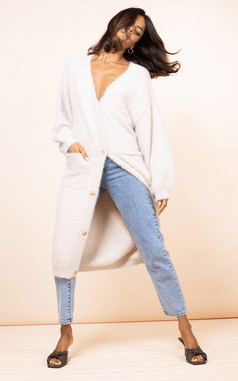 Leopard longline cardigan on sale