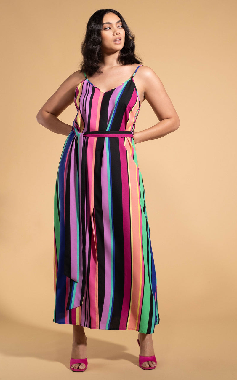 Sookie Slip Dress in Stripe