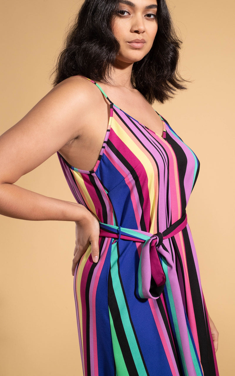 Sookie Slip Dress in Stripe