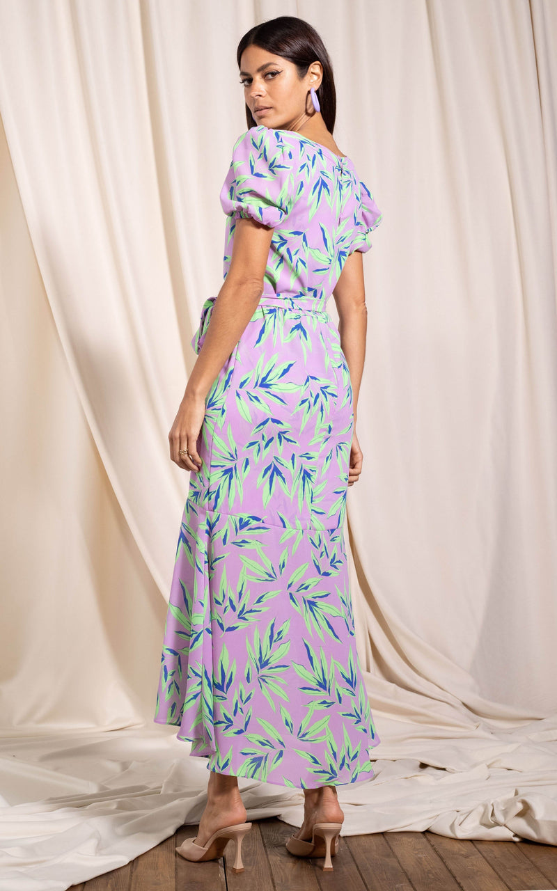 Pink frill hem dress online