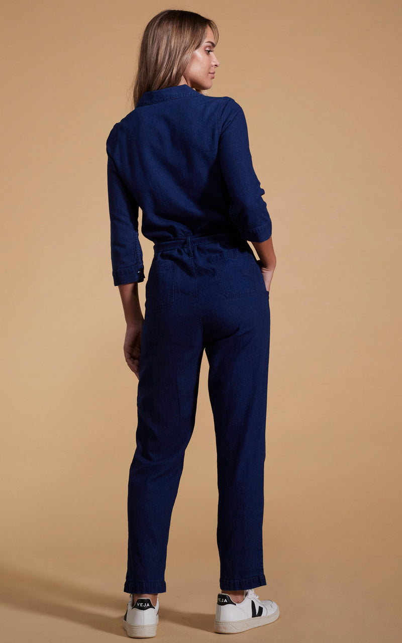 Navy blue sale boiler suit womens